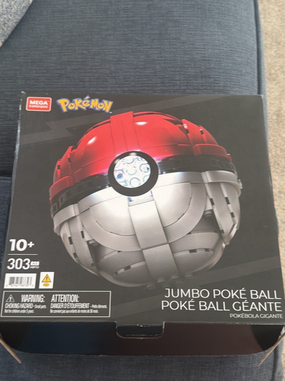 Mega Construx Pokémon Jumbo Poké Ball - Red & White